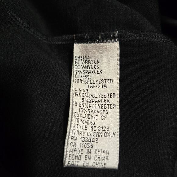 NWT Nue By Shani Shapewear Ruffle Collar Cocktail Dress Size 12 - Picture 3 of 7